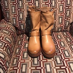 Frye Natalie mid engineer boots